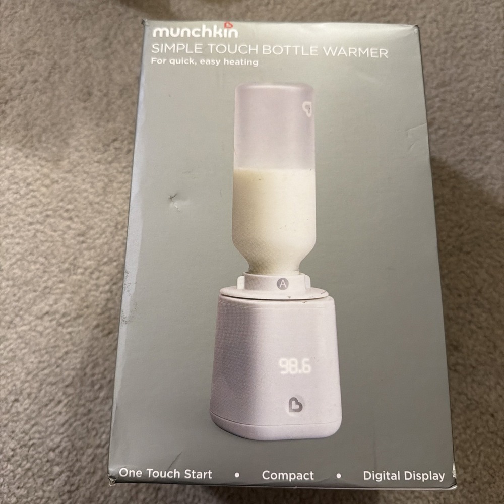 Munchkin Simple Touch Bottle Warmer with Digital Temperature Display